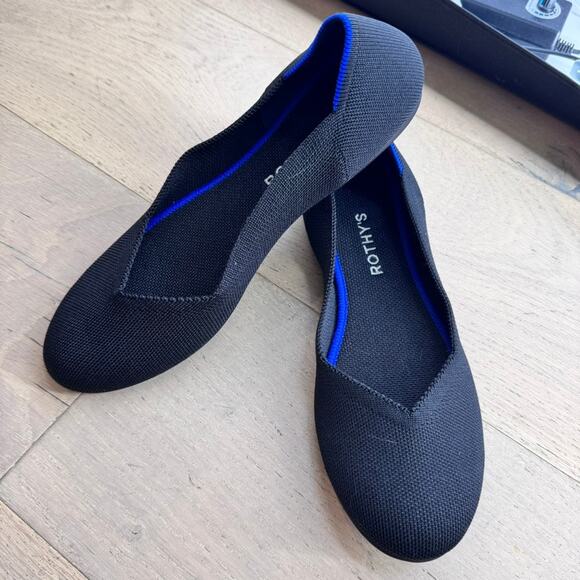Rothy's The Flat Black Solid Size 10 - Picture 4 of 8